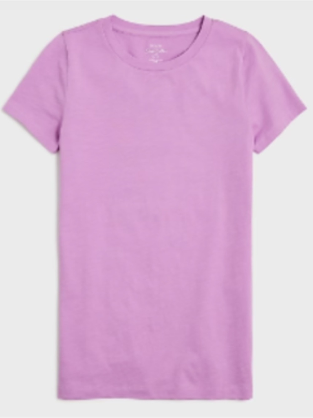 🌴 J.Crew Slub Cotton Tee Purple Short Sleeve T-Shirt Women’s Medium NWT